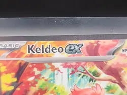 2025 Pokemon Keldeo ex 167/086 Sv: White Flare Holo - Image 2