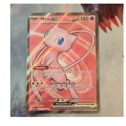Pokemon Mew ex Ultra Rare Full Art Holo SV 151 193/165 EN 2023 - Image 1