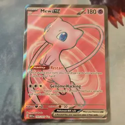 Pokemon Mew ex Ultra Rare Full Art Holo SV 151 193/165 EN 2023 - Image 2