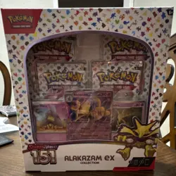 Pokemon Scarlet & Violet 151 Alakazam EX Collection Box Abra English - Image 1