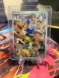 Pokemon - Cramorant 176/167 - SV Twilight Masquerade - Illustration Rare - NM - Image 1
