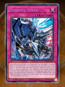 Yu-Gi-Oh! Dominus Spark BLZD-EN077 Secret Rare Presale - Image 1