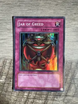 Jar of Greed – LON‑047 – Unlimited Edition – Yu‑Gi‑Oh! – Super Rare - MP - Image 1