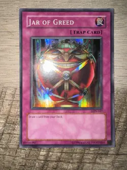 Jar of Greed – LON‑047 – Unlimited Edition – Yu‑Gi‑Oh! – Super Rare - MP - Image 2
