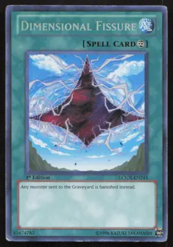 Yu-Gi-Oh TCG Legendary Collection 2 #LCGX-EN215 Dimensional Fissure - Image 1