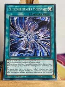 Zeitzerreißender Morganit MP24-DE088 Secret Rare Deutsch NM YUGIOH - Image 1