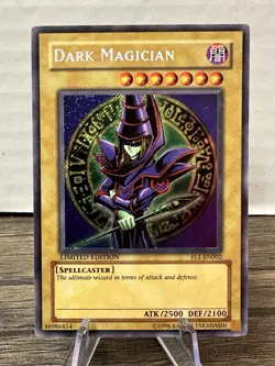 Yugioh Dark Magician FL1-EN002 Secret Rare Limited Edition LP - Image 1