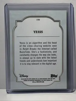 2024 Topps Chrome Disney YESSS Green Refractor Wreck-It Ralph SSP /99 MINT - Image 2