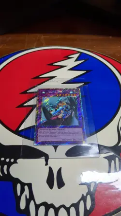 Yugioh! Dark Magician The Dragon Knight RA03-EN268 Platinum Secret Rare PSA 10 - Image 3
