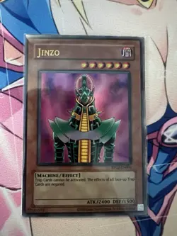 Yugioh! Jinzo RP02-EN001 Ultra Rare 2020 Reprint NM Heavy Ultra Holobleed - Image 1