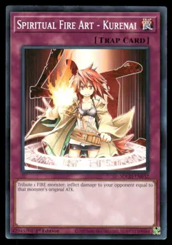 Yugioh TCG Spiritual Fire Art - Kurenai 2020 1st Edition - Image 1
