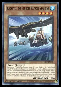 Yugioh TCG Blackeyes The Plunder Patroll Seaguide 2020 1st Edition - Image 1