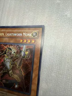 Yugioh Ehren, Lightsworn Monk LODT-EN082 Secret Rare 1st Ed VLP (1) - Image 4