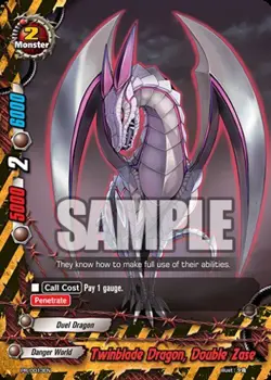 Twinblade Dragon Double Zase - PR/0013EN - PR Near Mint Buddy Fight Future Card - Image 1