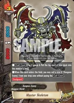 Master Skeleton - PR/0032EN - PR Near Mint Buddy Fight Future Card Buddy Fight P - Image 1