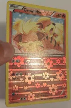 Growlithe Holo Pokemon Legendary Treasures: Radiant Collection RC4/RC25 MP - Image 1