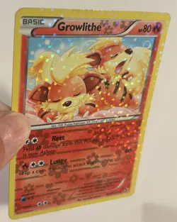 Growlithe Holo Pokemon Legendary Treasures: Radiant Collection RC4/RC25 MP - Image 3