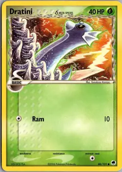 DRATINI Δ 46/101 COMMON DRAGON FRONTIERS POKEMON MP - Image 1
