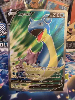 Pokemon TCG - Sword & Shield Base Set - Lapras V 189/202 - NM - Image 1