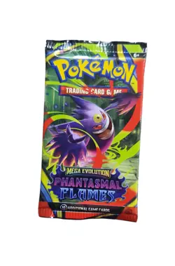 Pokemon TCG Mega Evolution Phantasmal Flames Booster Packs Factory Sealed - Image 3