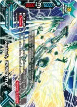 Jackknife, "EXAM STYLE" Near Mint Buddy Fight Future Card Buddy Fight Promos - Image 1