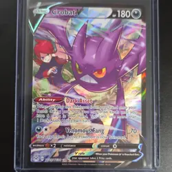 Pokemon Crobat V TG20/TG30 Swsh11: Lost Origin Trainer Gallery Ultra Rare Holo - Image 1