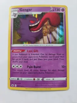 Pokemon - 057/198 Gengar SWSH06 Chilling Reign Holo Rare NM TCG - Image 1