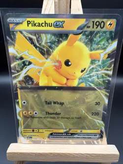 Pokemon Pikachu ex - 028/131 - Double Rare - NM - Prismatic Evolutions - Image 1