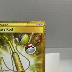 Pokemon Ordinary Rod Trainer Secret Rare Gold Holo 215/202 Sword & Shield - Image 3