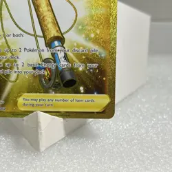 Pokemon Ordinary Rod Trainer Secret Rare Gold Holo 215/202 Sword & Shield - Image 4