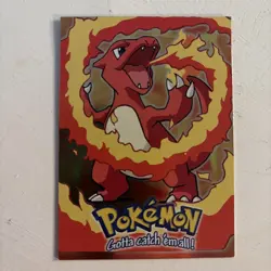 Charmeleon [Foil] #E5 Pokemon 1999 Topps Movie Evolution LP - Image 1