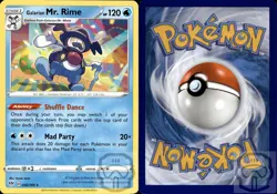 Galarian Mr. Rime 036/189 R Darkness Ablaze Pokemon NM/M - Image 2