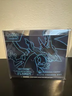 Phantasmal Flames Pokemon Center Exclusive ETB Elite Trainer Box Factory Sealed - Image 1