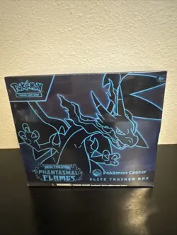 Phantasmal Flames Pokemon Center Exclusive ETB Elite Trainer Box Factory Sealed - Image 2