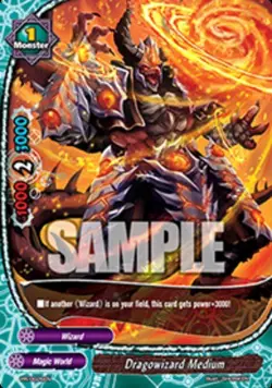 Dragowizard Medium - PR/0026EN - PR Near Mint Buddy Fight Future Card Buddy Figh - Image 1
