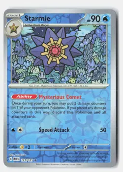 Starmie Reverse Holo 121/165 Rare 151 Pokemon Near Mint - Image 1