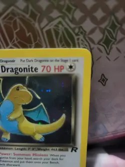 2000 Pokemon Team Rocket Holo Dark Dragonite #5/82 1st Edition - Image 4