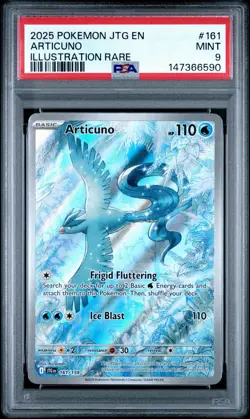 Articuno # 161/159 | Pokemon TCG - 2025 Journey Together | PSA 9 Mint - Image 1