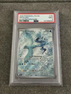 Articuno # 161/159 | Pokemon TCG - 2025 Journey Together | PSA 9 Mint - Image 3