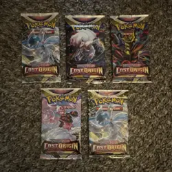 Pokemon TCG Sword & Shield Lost Origin single Booster Pack Bulk - Image 1