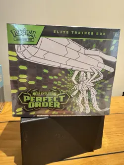 FLASH SALE Pokemon Mega Evolution—Perfect Order Elite Trainer Box Sealed - Image 1