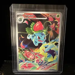 Pokemon TCG Ivysaur 134/132 Illustration Rare Mega Evolution NM - Image 1