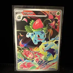 Pokemon TCG Ivysaur 134/132 Illustration Rare Mega Evolution NM - Image 3