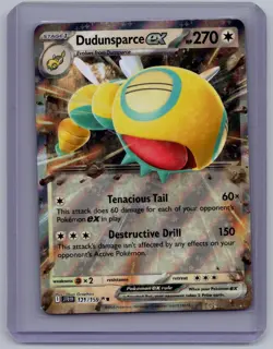 NM Dudunsparce ex Journey Together 121/159 Double Rare Pokemon - Image 1