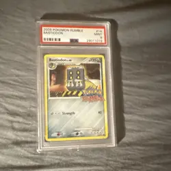 (PSA 9) Bastiodon Pokemon Rumble Promo #14 2009 Stage 2 120 HP Regular - Image 1