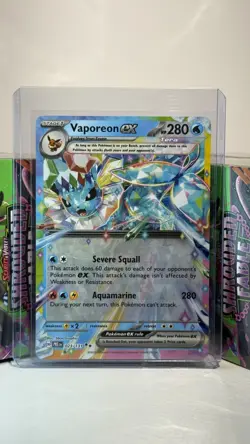 Pokemon Vaporeon EX Full Art Double Rare Holo 023/131 Sv: Prismatic Evolutions - Image 1