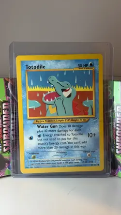 Totodile 85/105 Pokemon Neo Destiny Regular Unlimited - Image 1