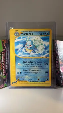 POKEMON WARTORTLE 92/165 UNCOMMON EXPEDITION - Image 1