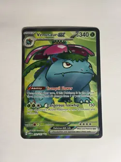 Venusaur ex 182/165 Pokemon TCG Scarlet & Violet 151 Ultra Rare Full Art NM - Image 1