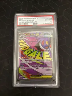 Pokemon Mega Gengar ex Mega Attack Rare M2a Holo PSA 10 - Image 1